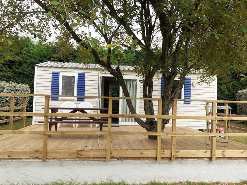 Les Mobile Home De Kerroyal Garlan Eksteriør bilde