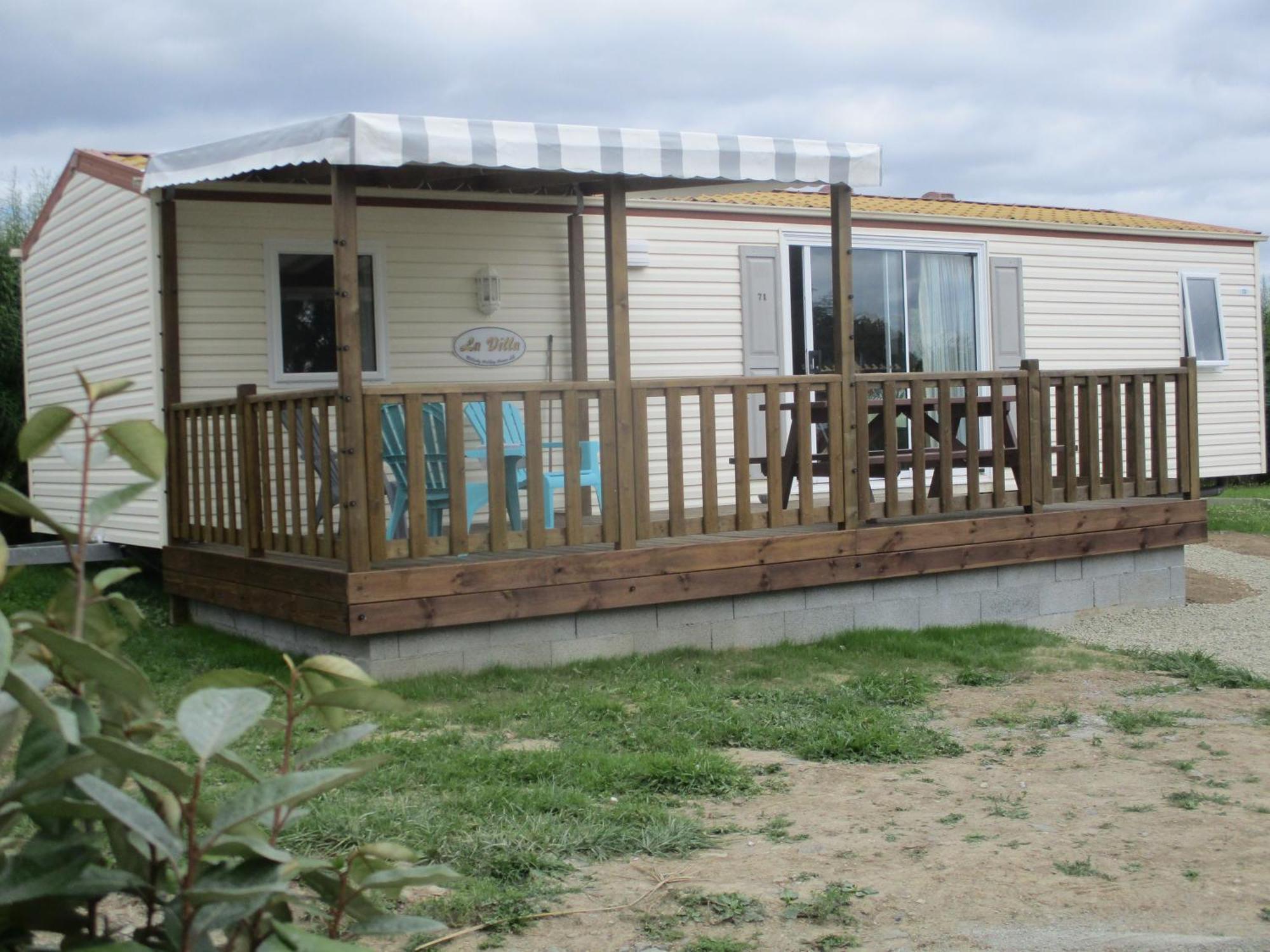 Les Mobile Home De Kerroyal Garlan Eksteriør bilde