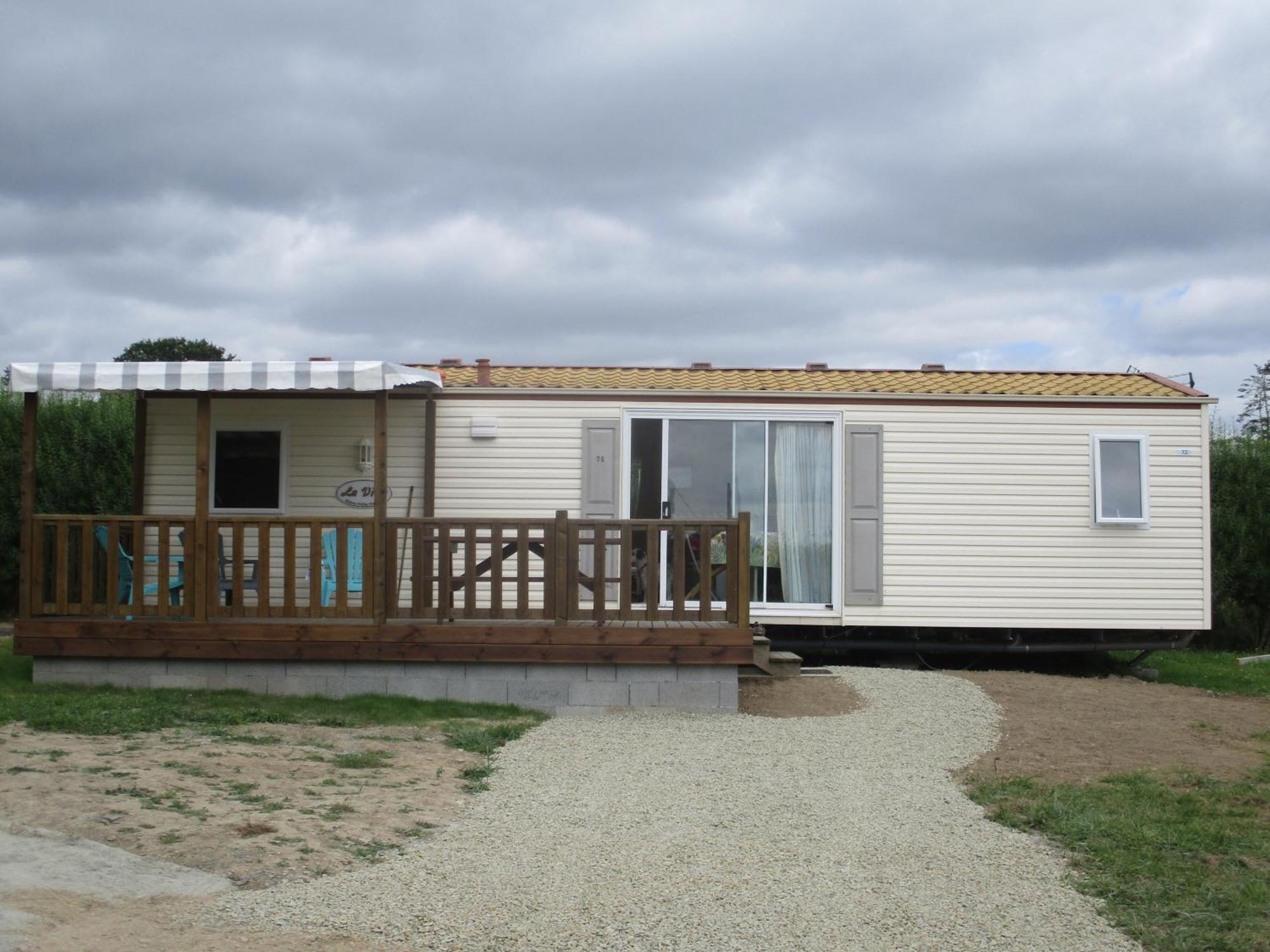 Les Mobile Home De Kerroyal Garlan Eksteriør bilde